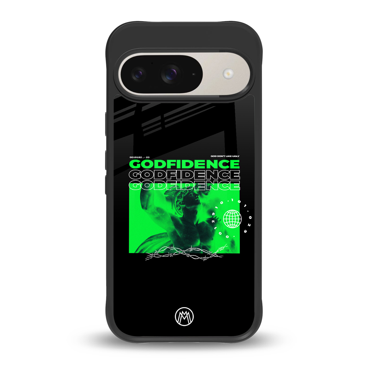 godfidence back phone cover | glass case for google pixel 9