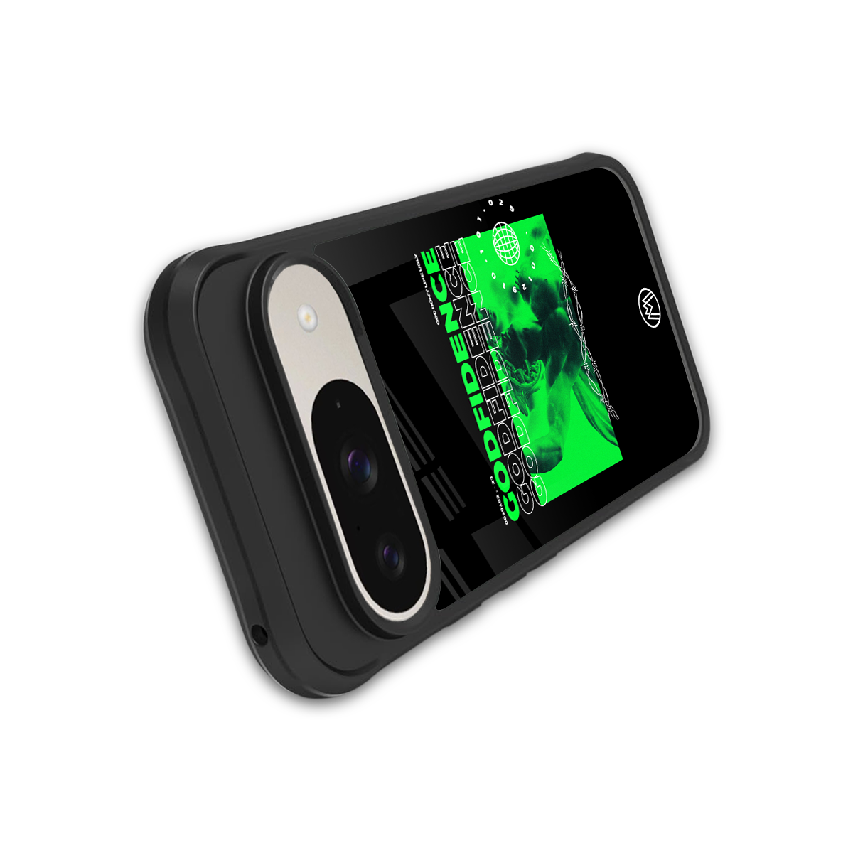 godfidence back phone cover | glass case for google pixel 9