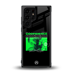 godfidence back phone cover | glass case for samsung galaxy s23 ultra