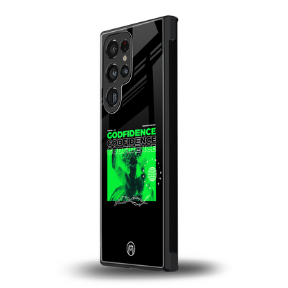 godfidence back phone cover | glass case for samsung galaxy s23 ultra