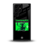 godfidence back phone cover | glass case for samsung galaxy s25 ultra