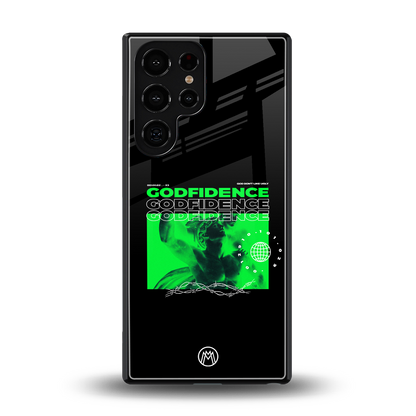 godfidence back phone cover | glass case for samsung galaxy s25 ultra