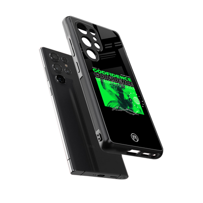 godfidence back phone cover | glass case for samsung galaxy s25 ultra