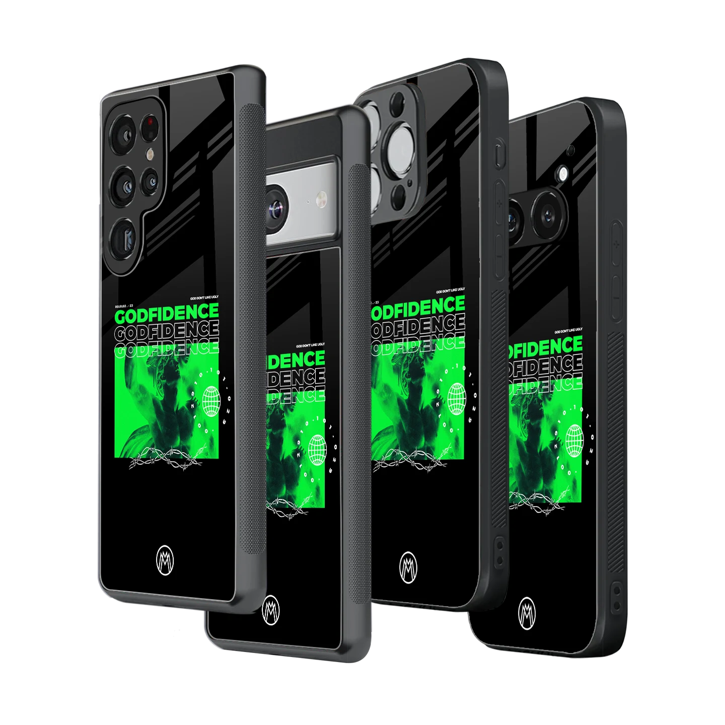 Stylish Glass Back Case for All Smartphones – iPhone, Samsung, OnePlus, Pixel, Redmi, Oppo, Vivo, Motorola