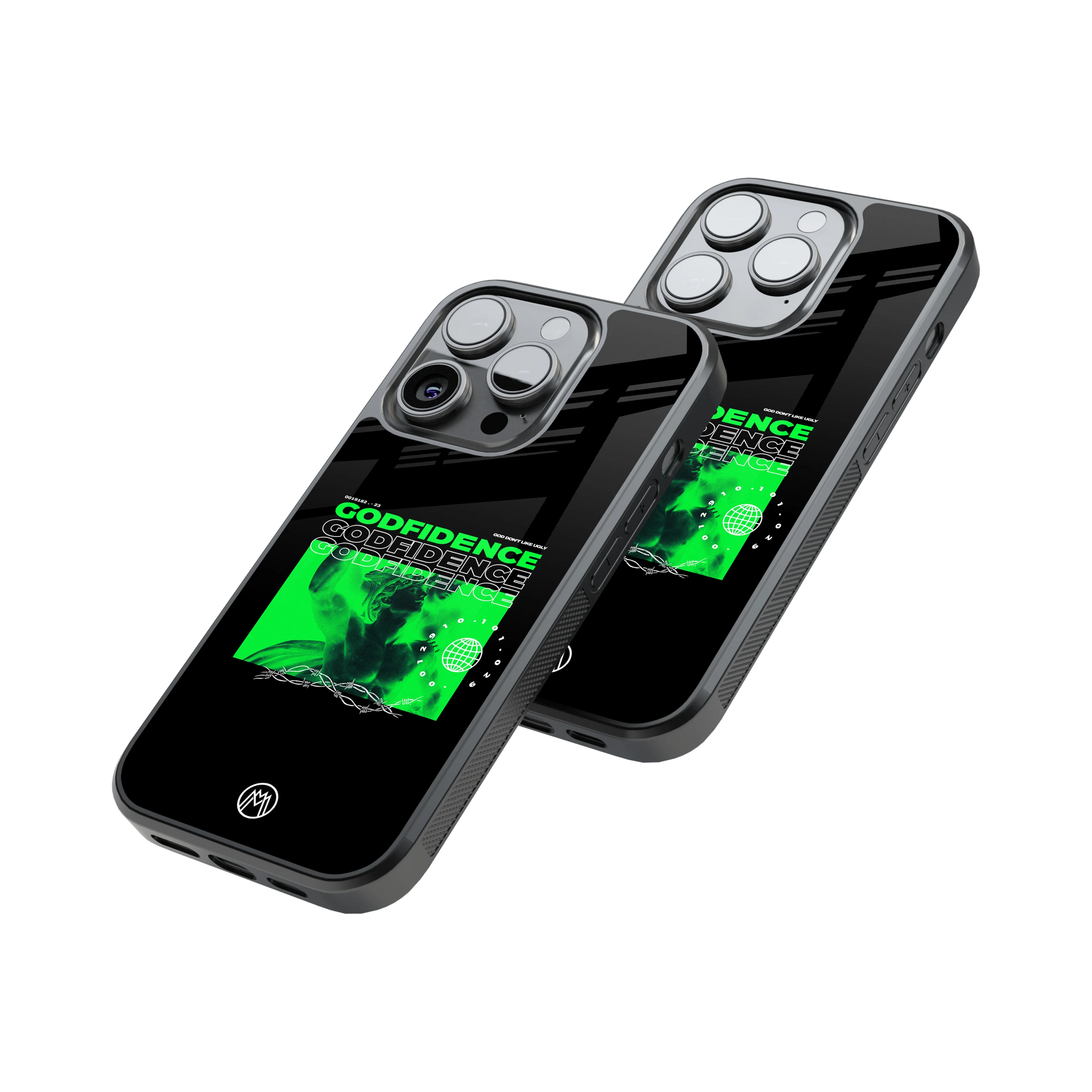 Protective Glass Back Phone Case Compatible with iPhone, Samsung, OnePlus, Pixel & More