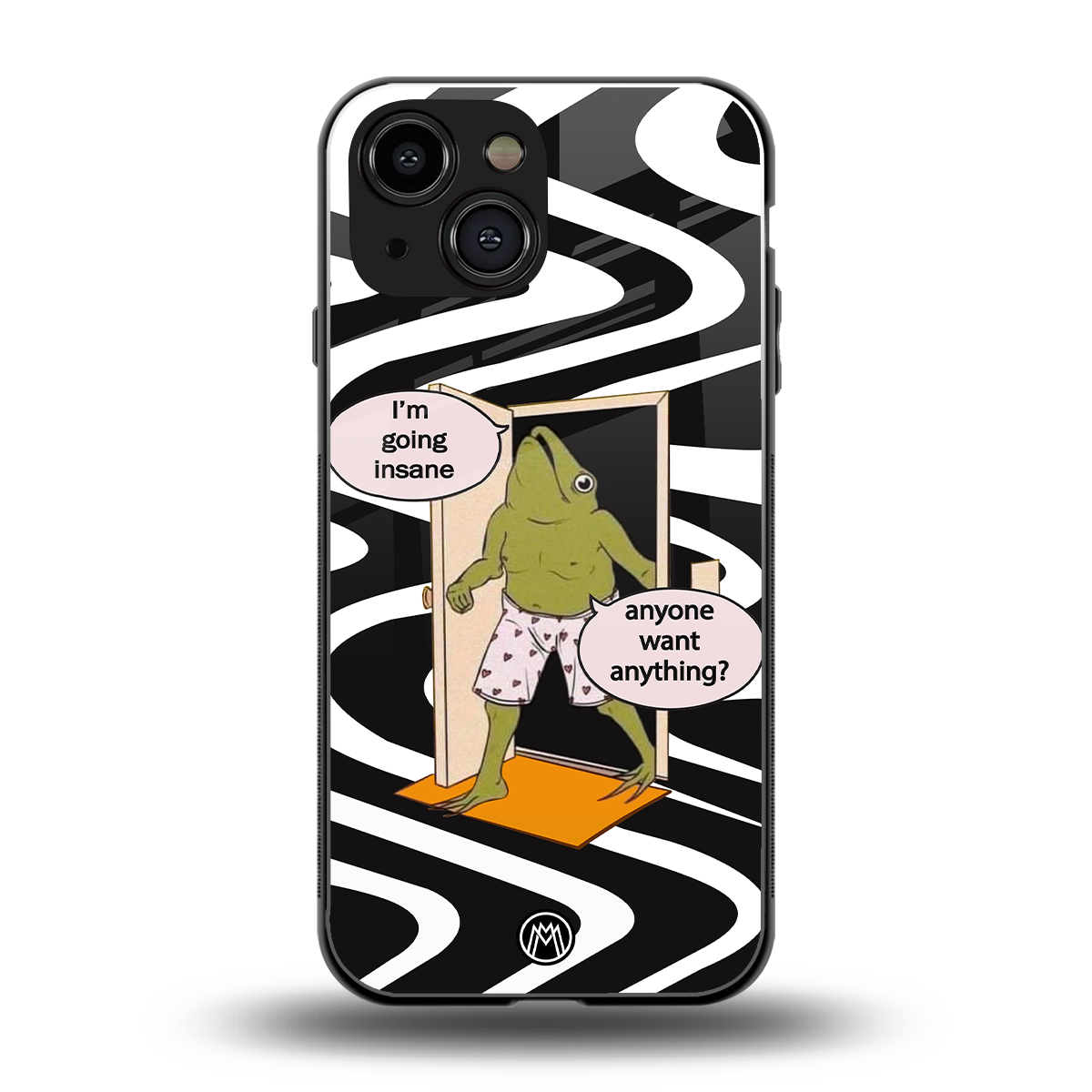 going insane back phone cover | glass case for iphone 13 mini