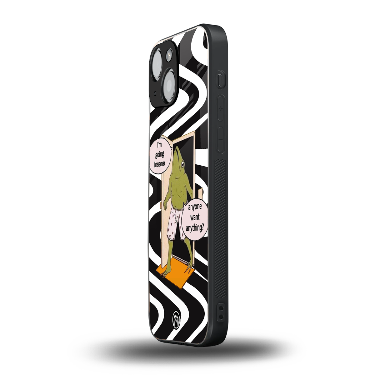 going insane back phone cover | glass case for iphone 13 mini