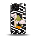 going insane back phone cover | glass case for iphone 16 pro max