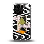 going insane back phone cover | glass case for iphone 16 pro