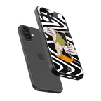 going insane back phone cover | glass case for iphone 16