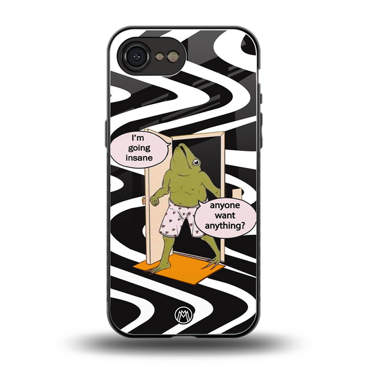 going insane back phone cover | glass case for iphone 16e