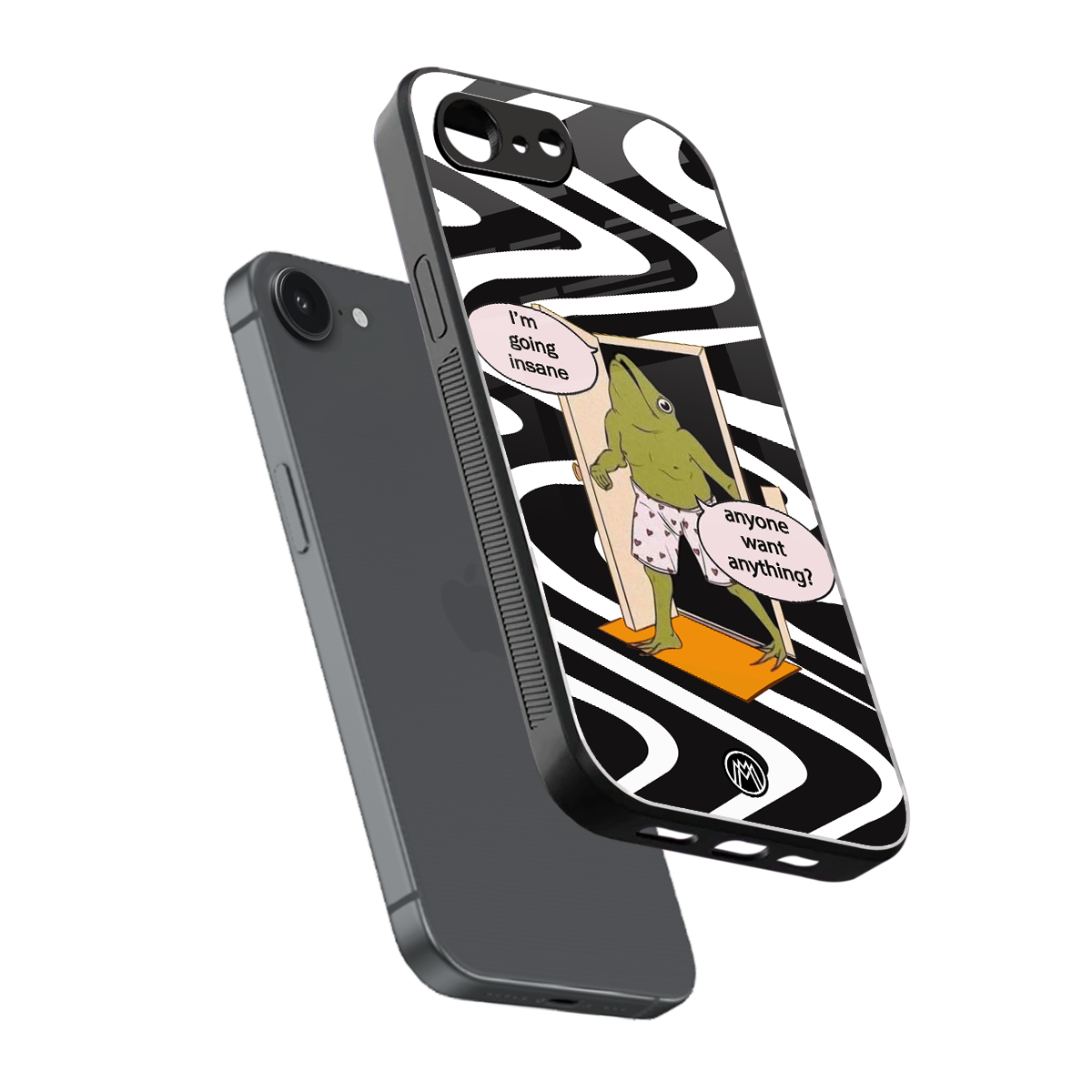 going insane back phone cover | glass case for iphone 16e