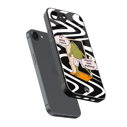 going insane back phone cover | glass case for iphone 16e
