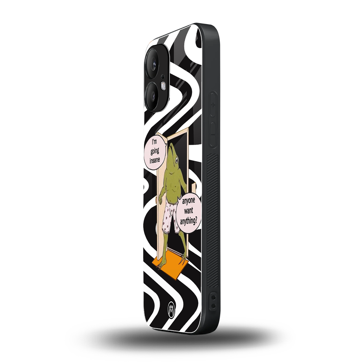 going insane back phone cover | glass case for nothing phone 2