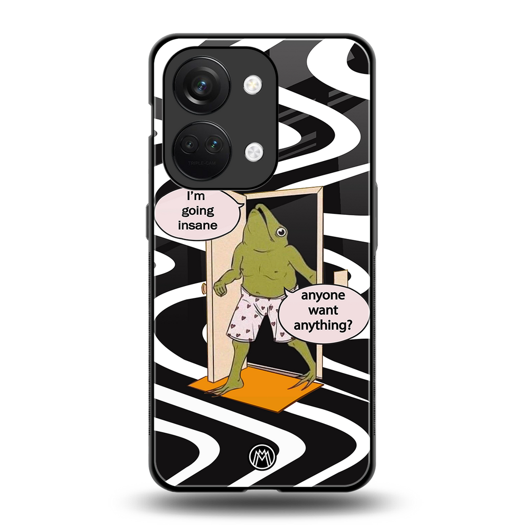 going insane back phone cover | glass case for oneplus nord 3