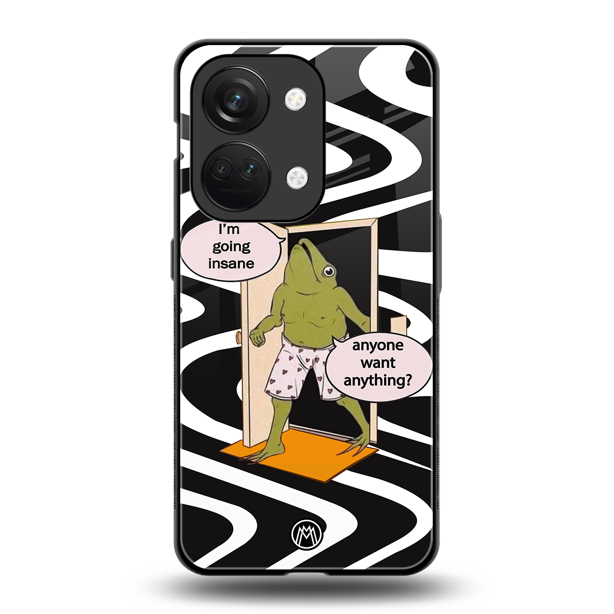 going insane back phone cover | glass case for oneplus nord 3