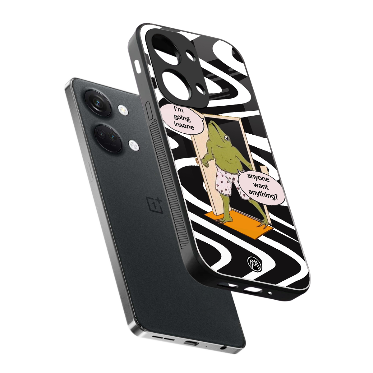 going insane back phone cover | glass case for oneplus nord 3