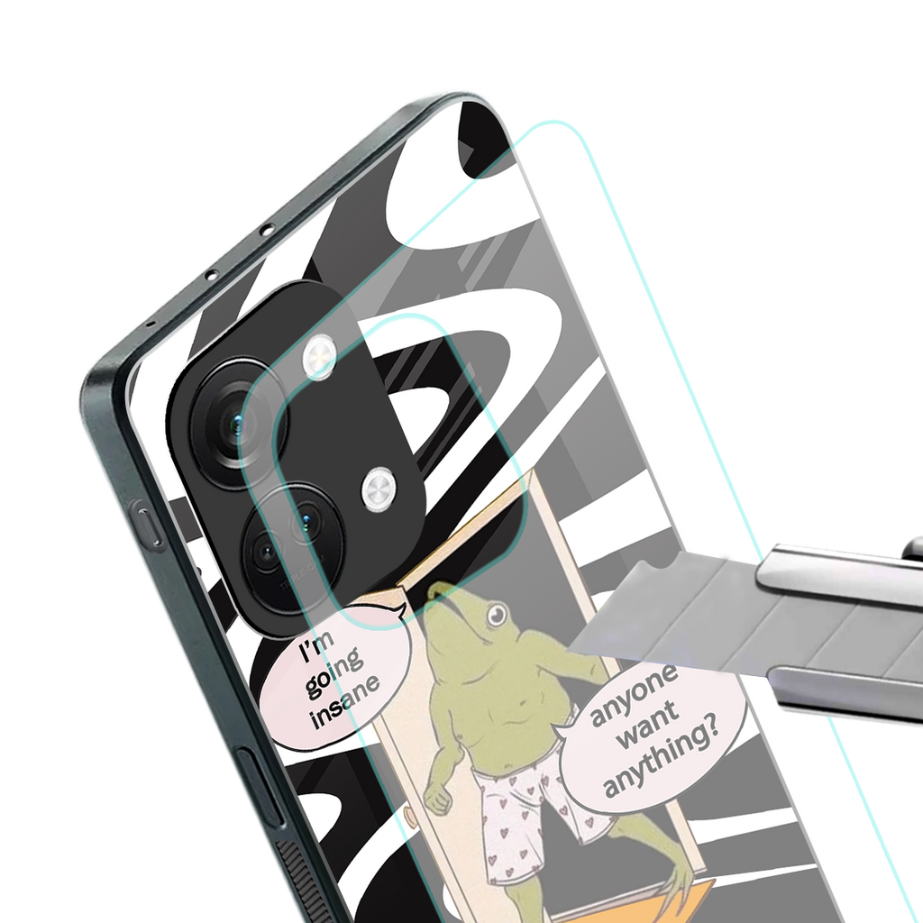 going insane back phone cover | glass case for oneplus nord 3