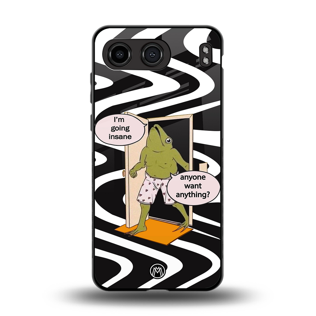 going insane back phone cover | glass case for oneplus nord 4