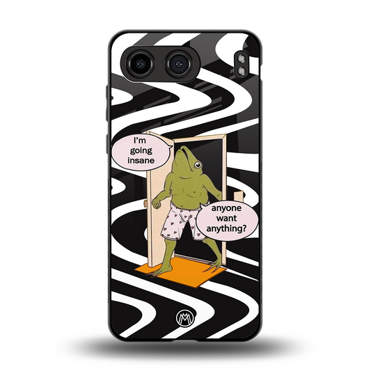 going insane back phone cover | glass case for oneplus nord 4