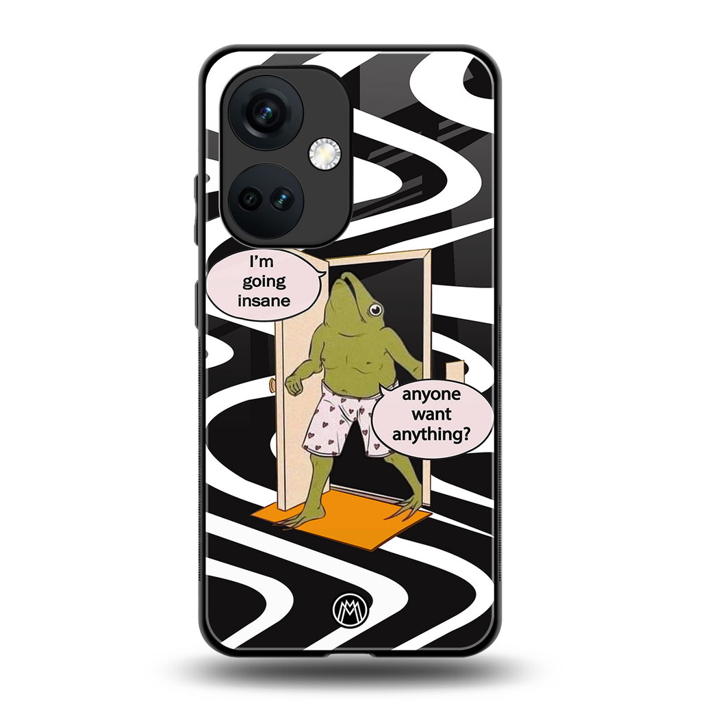 going insane back phone cover | glass case for oneplus nord ce 3