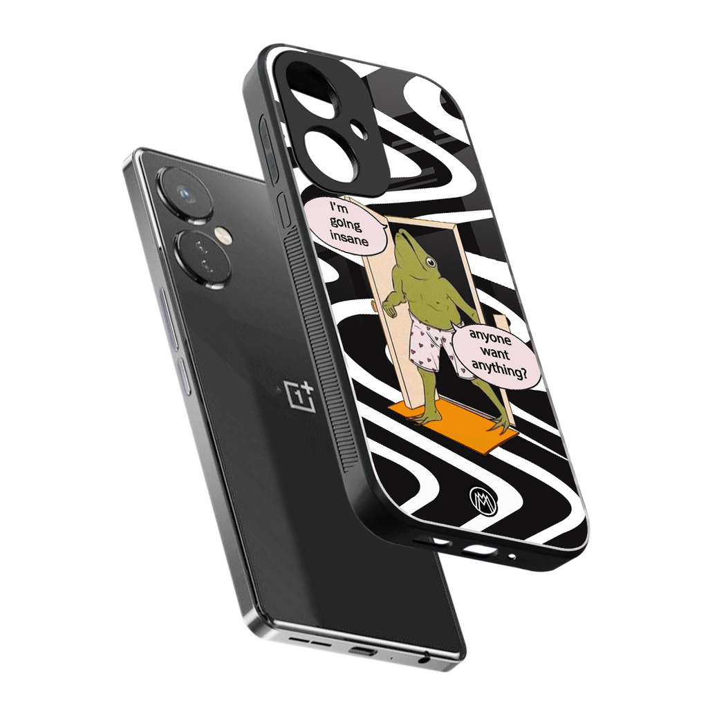 going insane back phone cover | glass case for oneplus nord ce 3