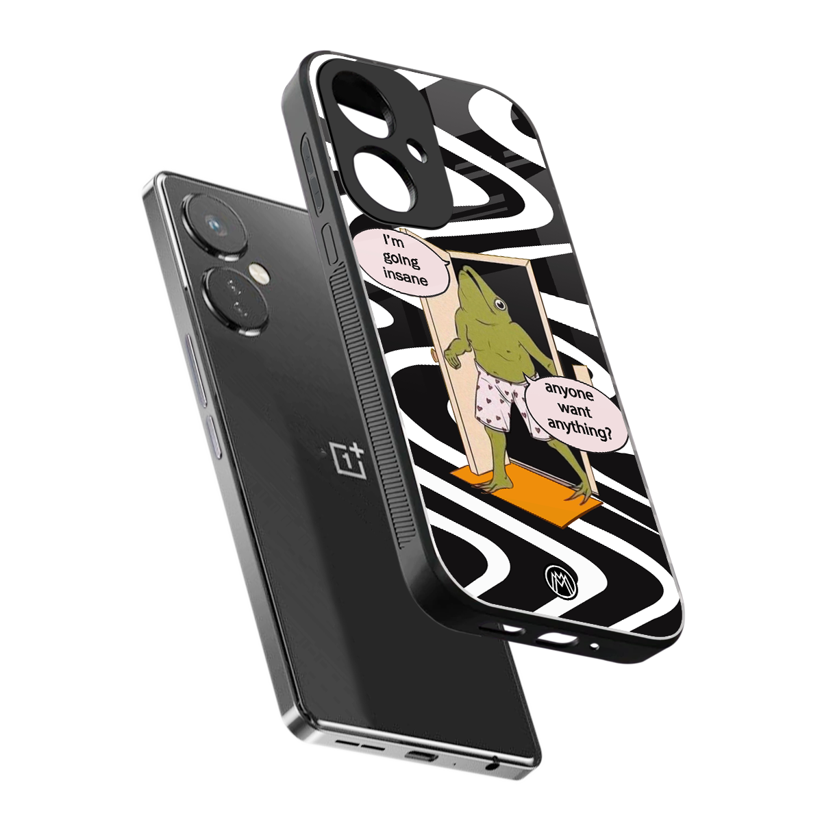 going insane back phone cover | glass case for oneplus nord ce 3