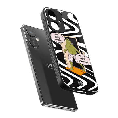 going insane back phone cover | glass case for oneplus nord ce 3