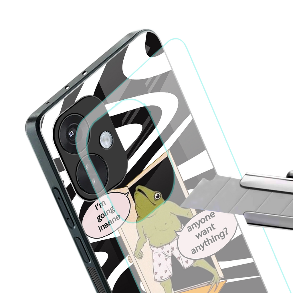 going insane back phone cover | glass case for oneplus nord ce 3