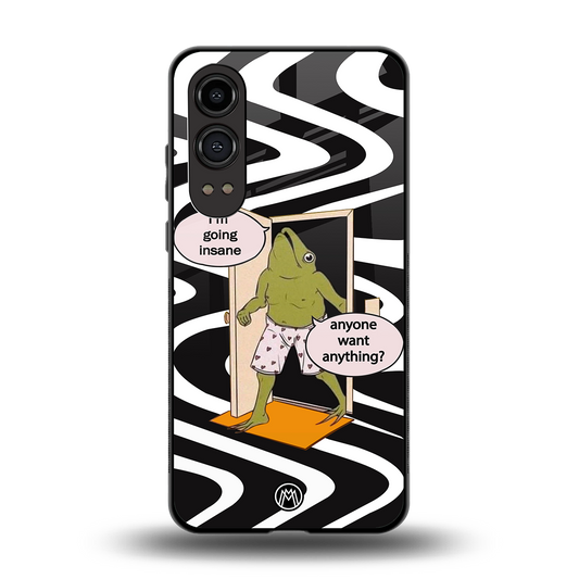 going insane back phone cover | glass case for oneplus nord ce 4 lite
