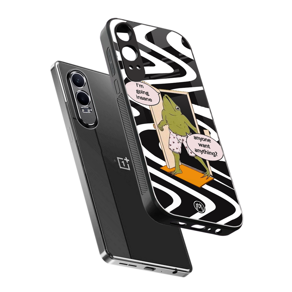 going insane back phone cover | glass case for oneplus nord ce 4 lite