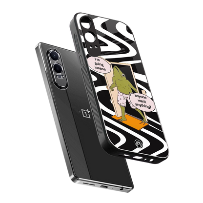 going insane back phone cover | glass case for oneplus nord ce 4 lite
