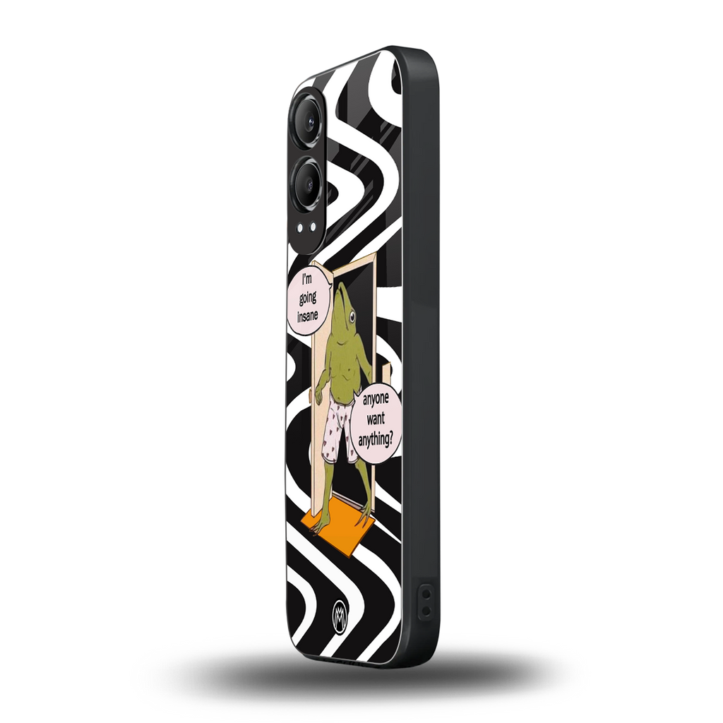 going insane back phone cover | glass case for oneplus nord ce 4 lite