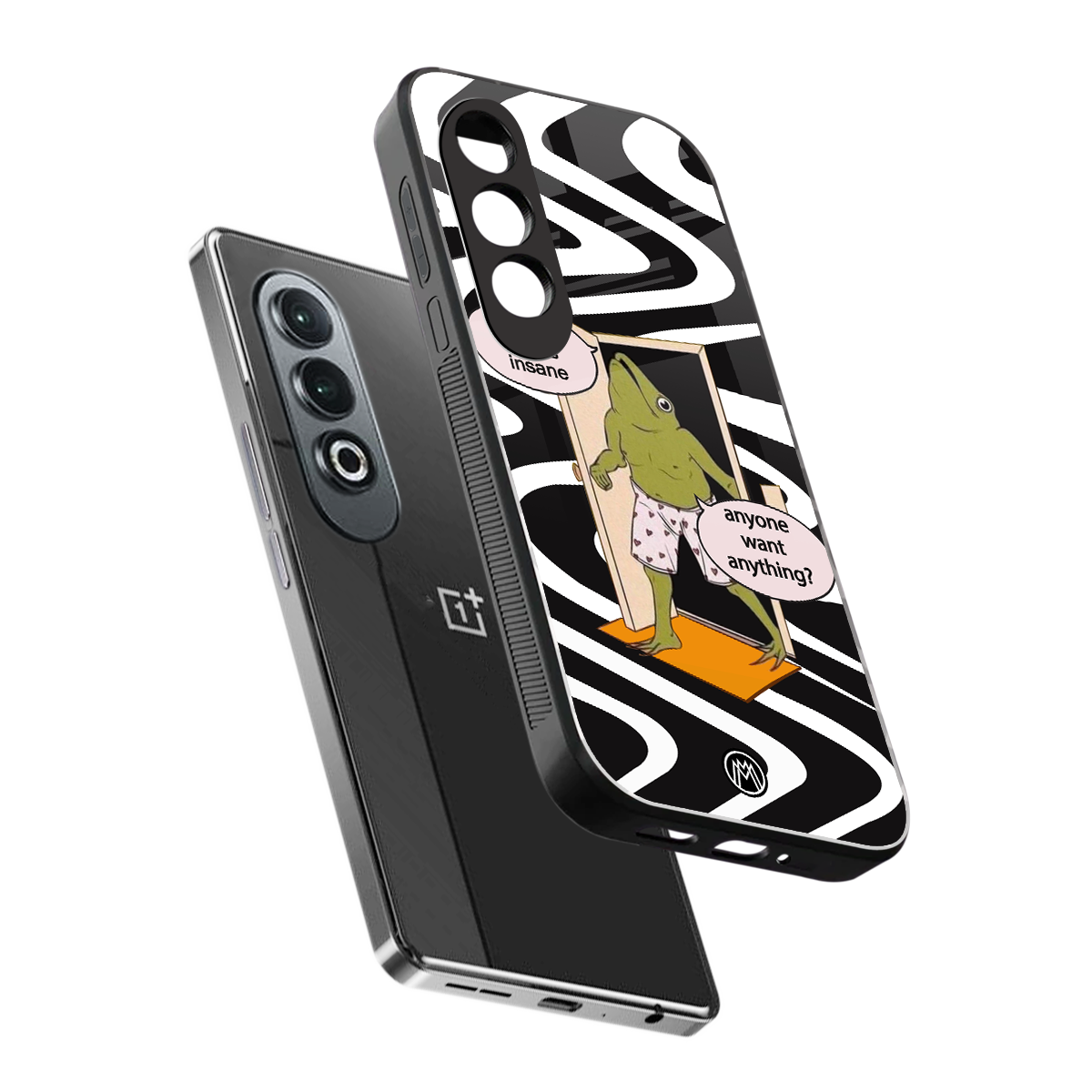 going insane back phone cover | glass case for oneplus nord ce 4