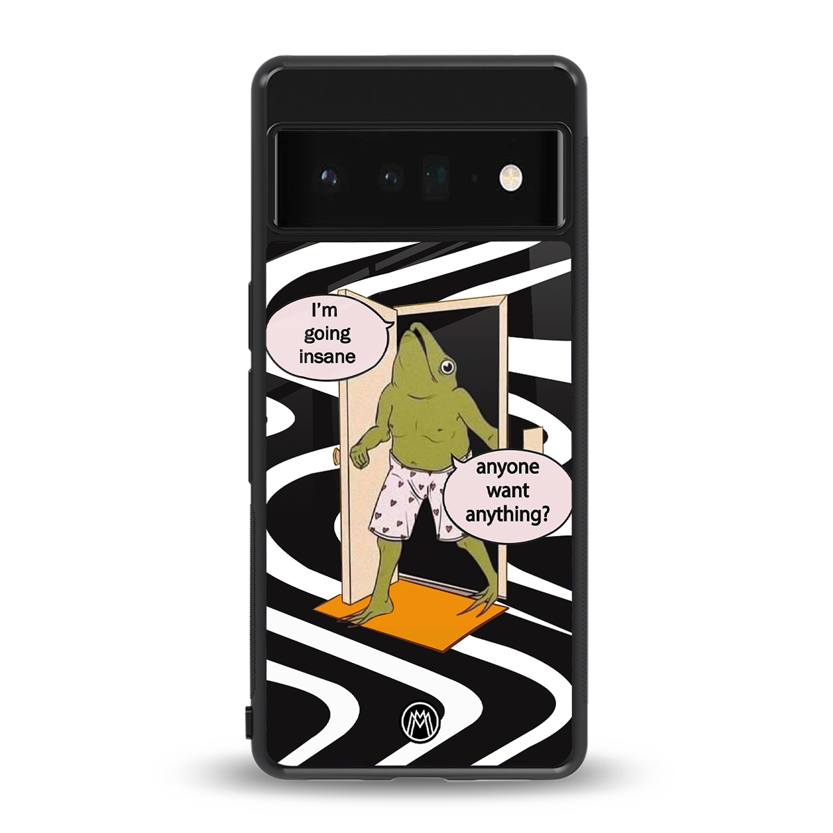 going insane back phone cover | glass case for google pixel 6 pro