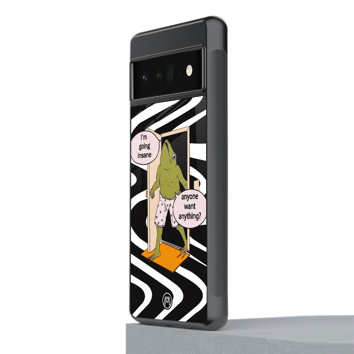going insane back phone cover | glass case for google pixel 6 pro