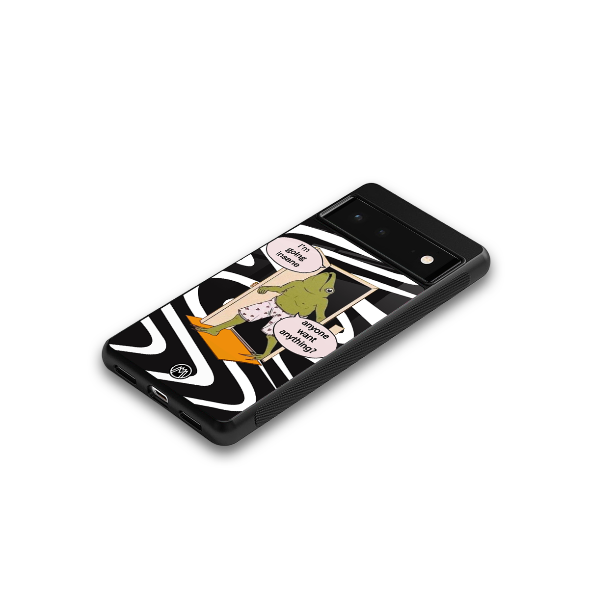 going insane back phone cover | glass case for google pixel 6