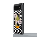 going insane back phone cover | glass case for google pixel 6