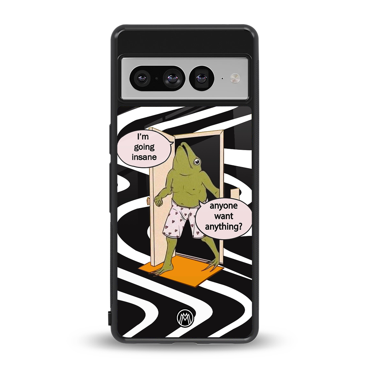 going insane back phone cover | glass case for google pixel 7 pro