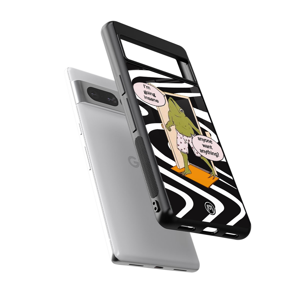 going insane back phone cover | glass case for google pixel 7 pro