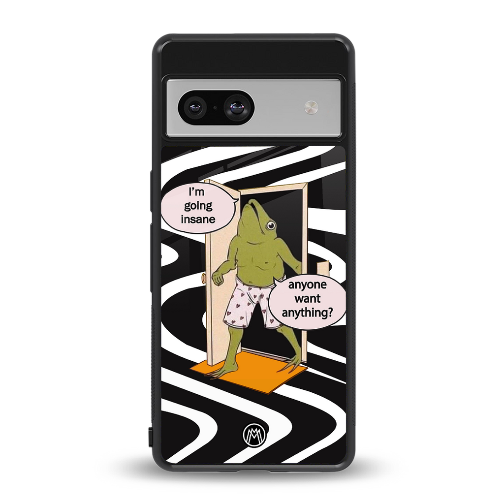 going insane back phone cover | glass case for Google Pixel 7