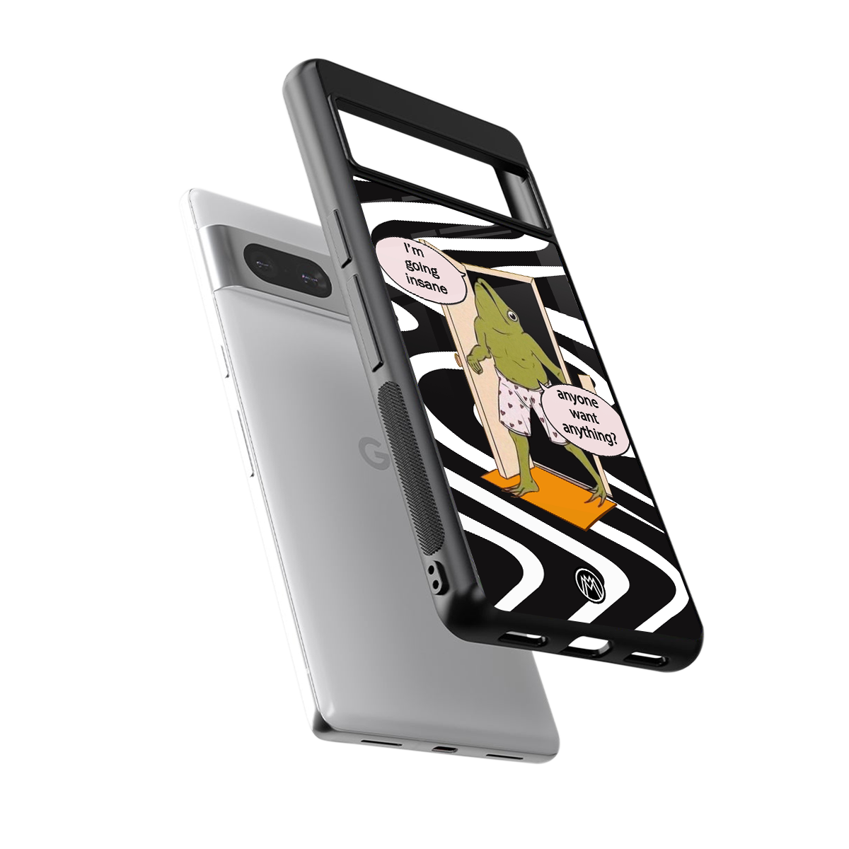 going insane back phone cover | glass case for Google Pixel 7