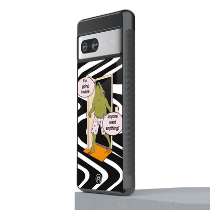 going insane back phone cover | glass case for Google Pixel 7A