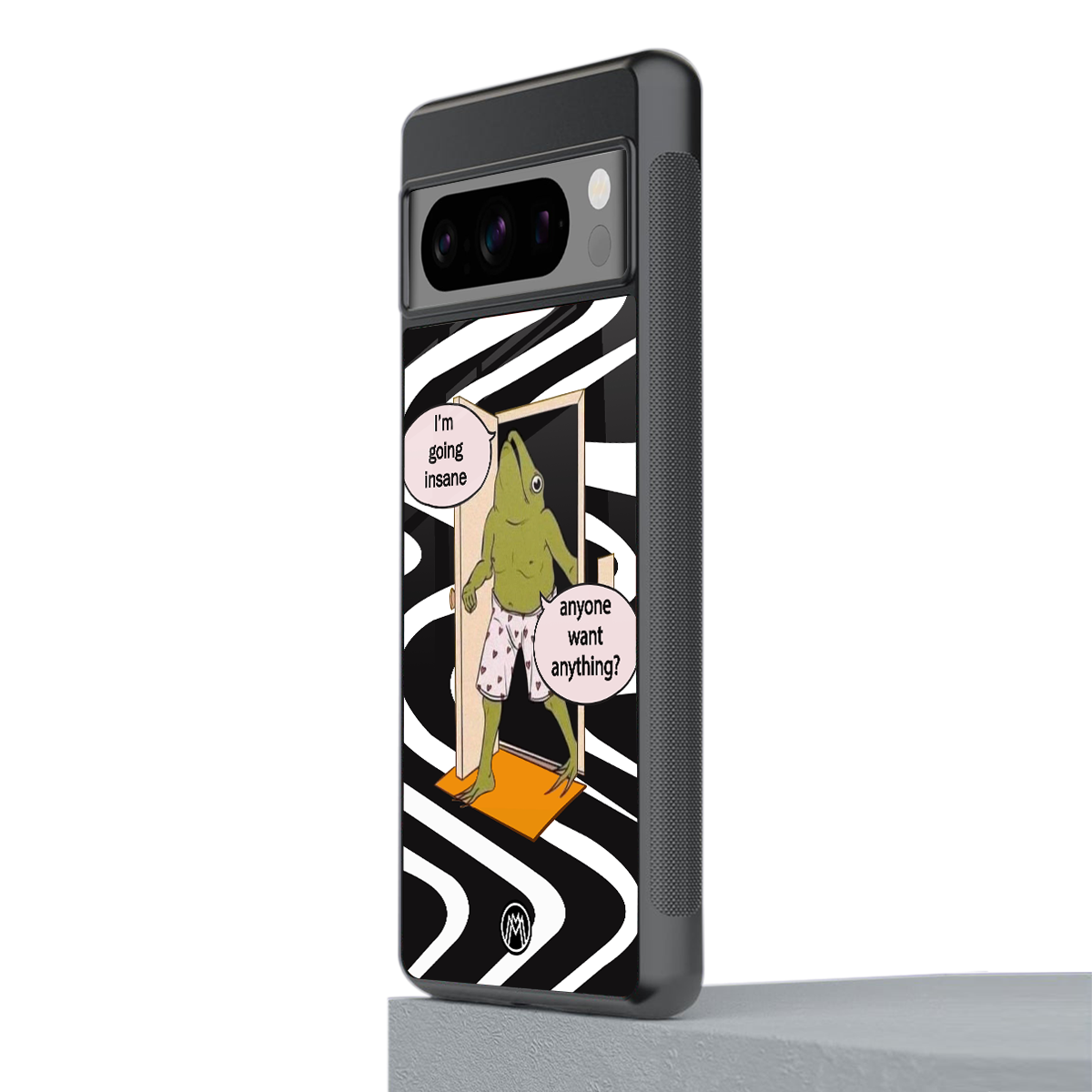 going insane back phone cover | glass case for google pixel 8 pro