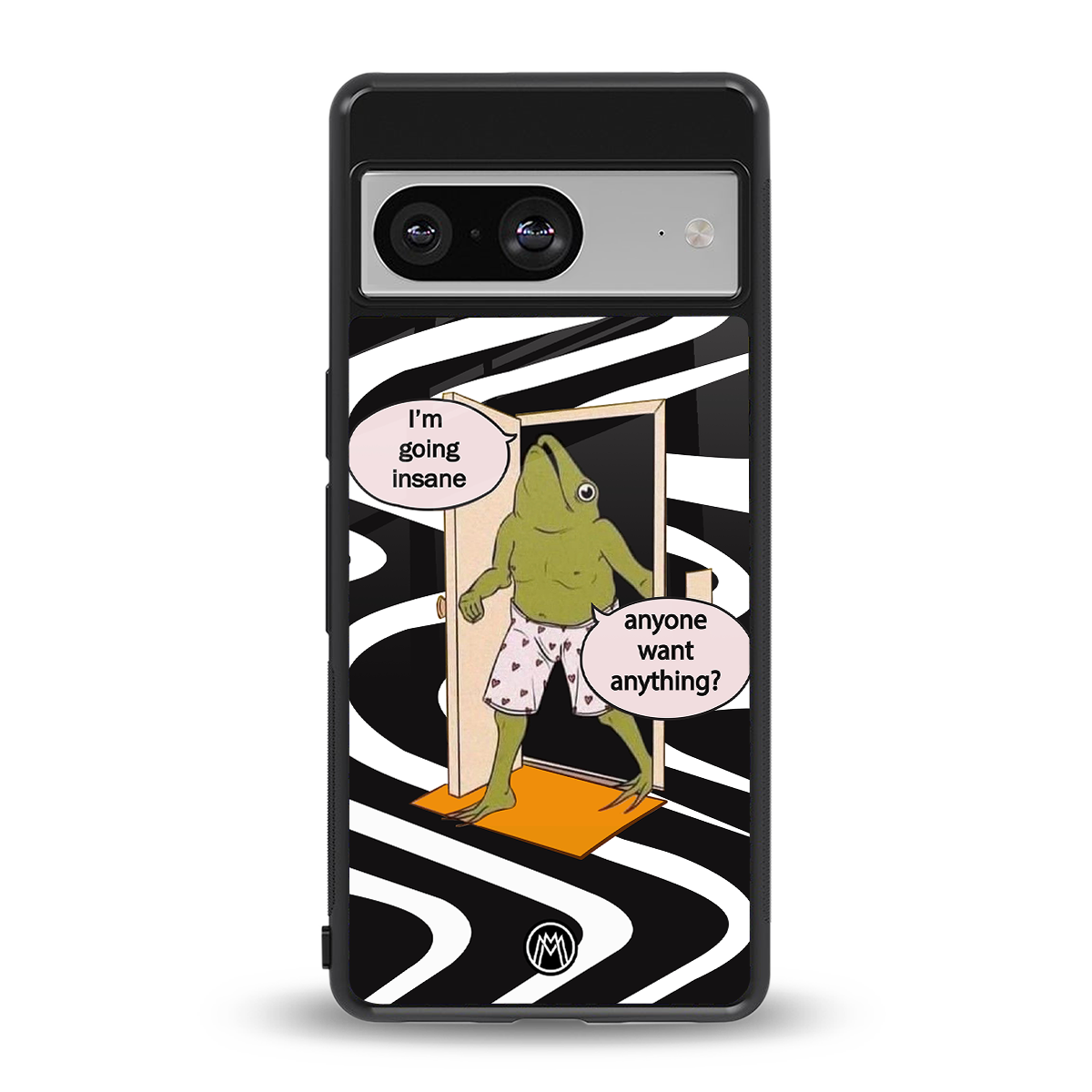 going insane back phone cover | glass case for Google Pixel 8