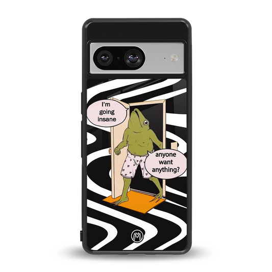going insane back phone cover | glass case for Google Pixel 8