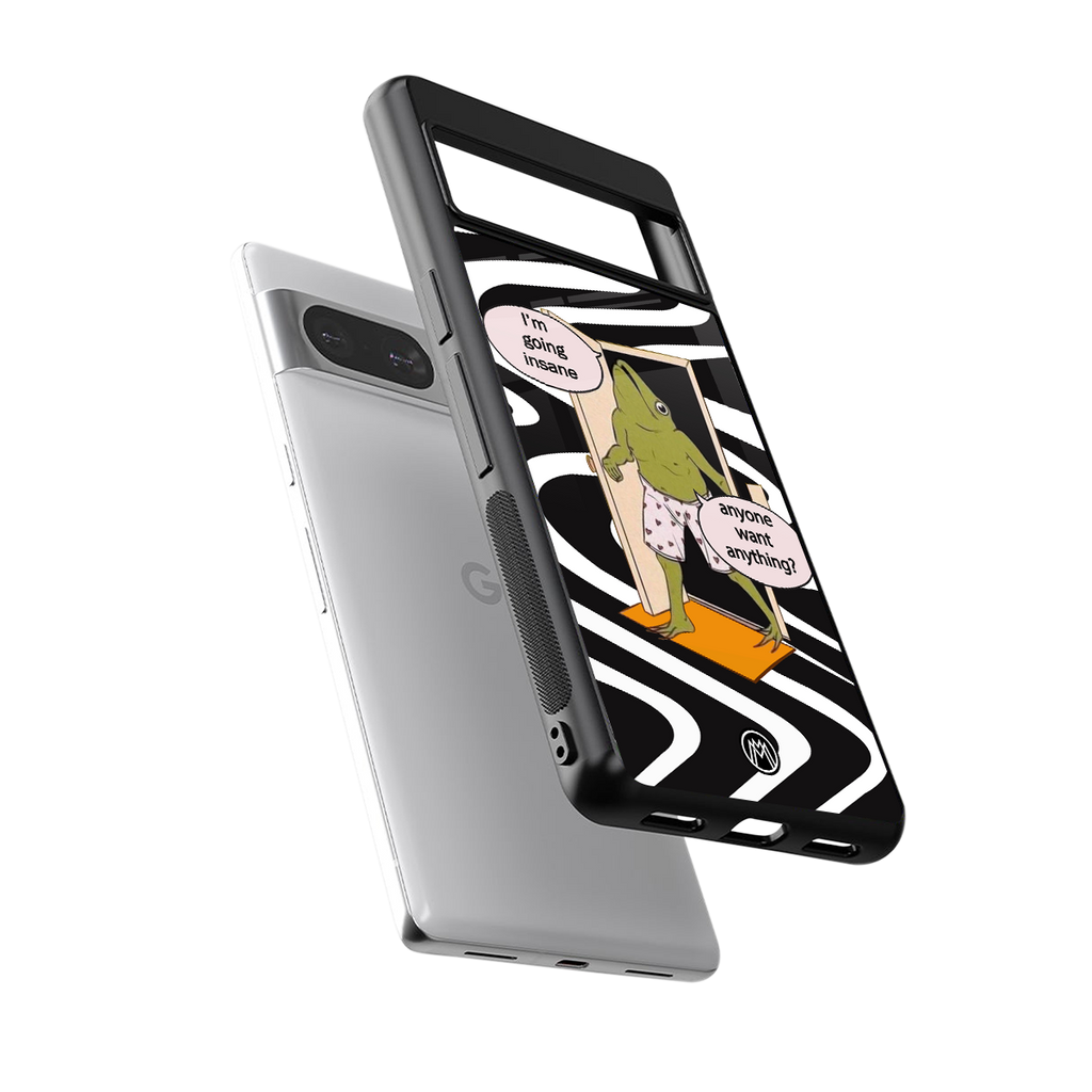 going insane back phone cover | glass case for Google Pixel 8