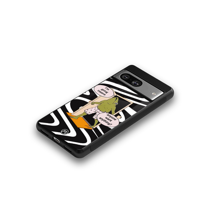 going insane back phone cover | glass case for Google Pixel 8