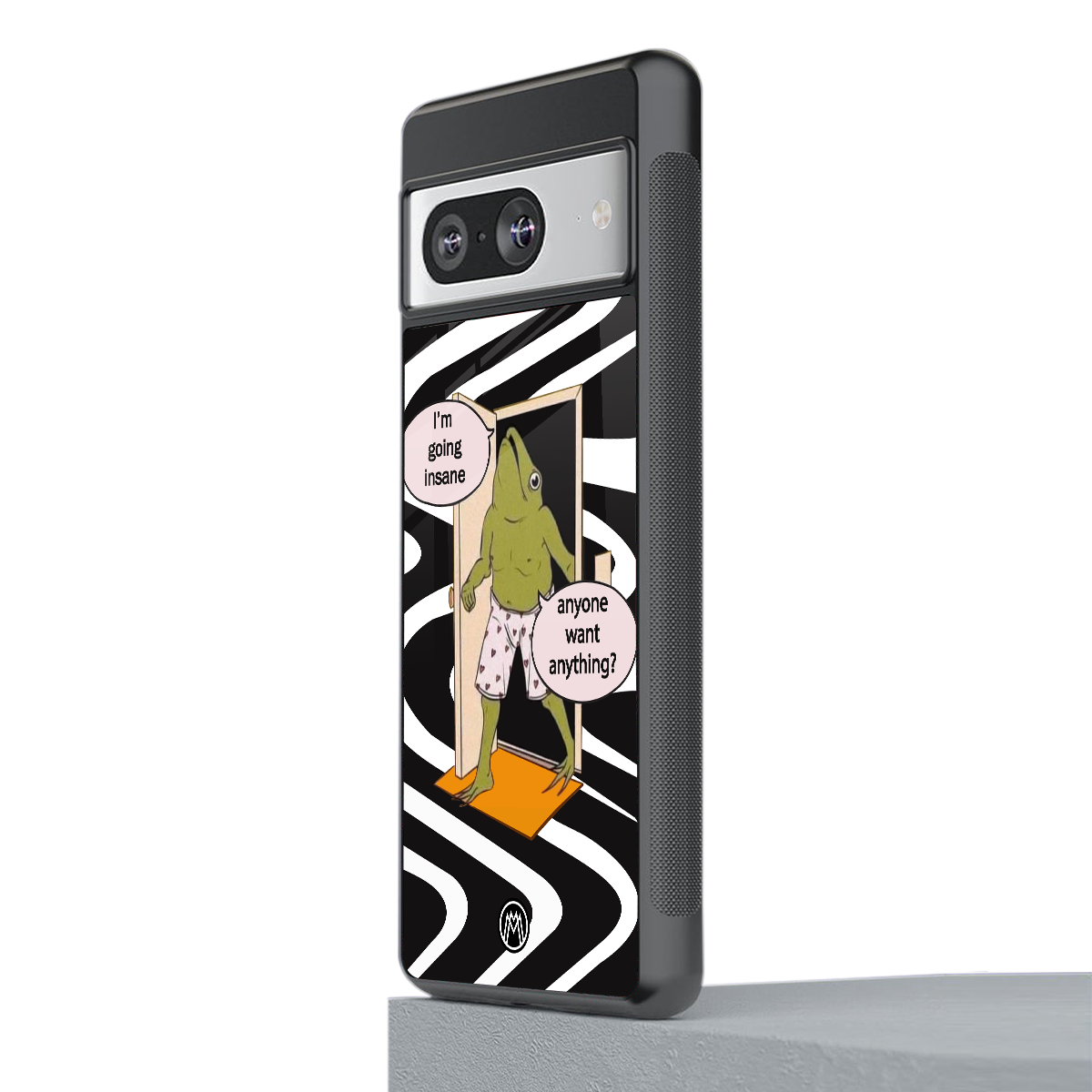 going insane back phone cover | glass case for Google Pixel 8
