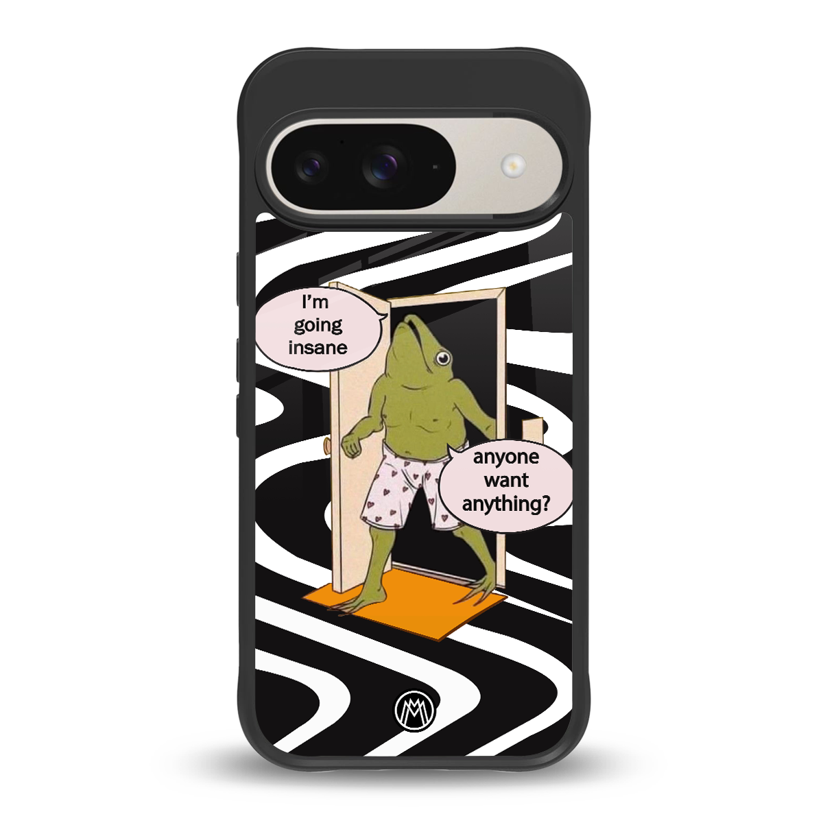 going insane back phone cover | glass case for google pixel 9